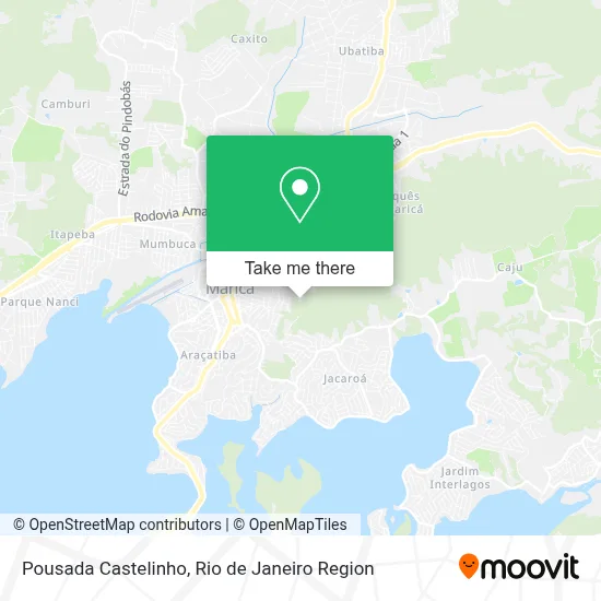 Pousada Castelinho map
