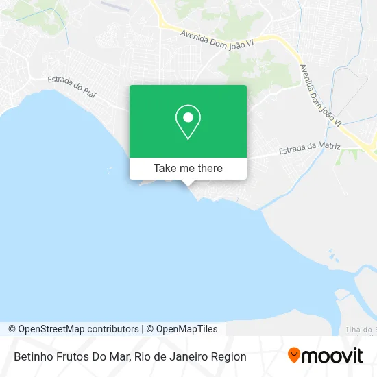 Betinho Frutos Do Mar map