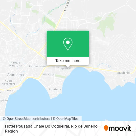 Hotel Pousada Chale Do Coqueiral map