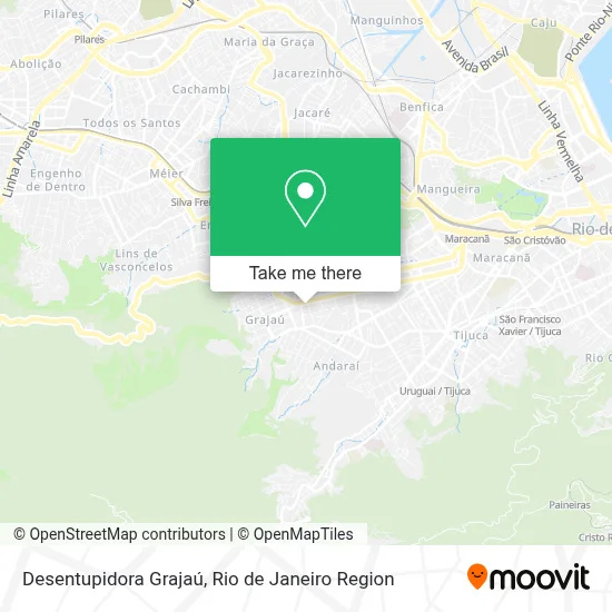 Desentupidora Grajaú map