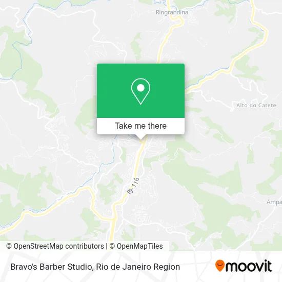 Bravo's Barber Studio map