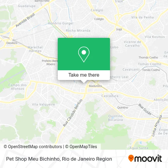 Pet Shop Meu Bichinho map