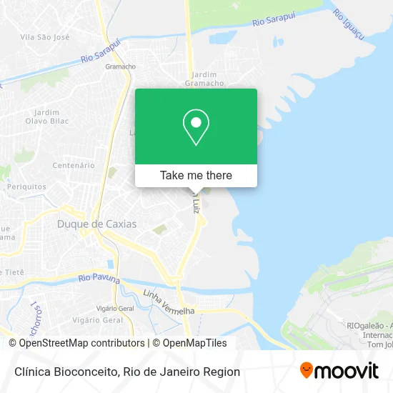 Clínica Bioconceito map