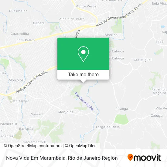 Nova Vida Em Marambaia map