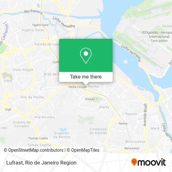 Lufrast map