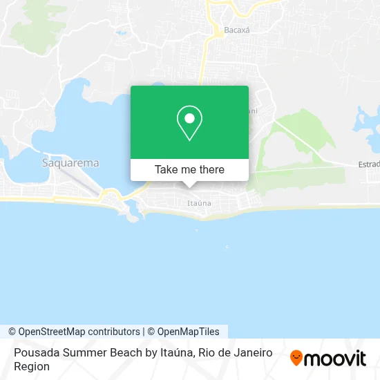 Pousada Summer Beach by Itaúna map