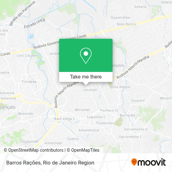 Barros Rações map