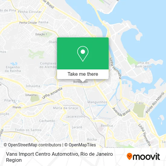 Vans Import Centro Automotivo map