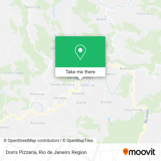 Don's Pizzaria map