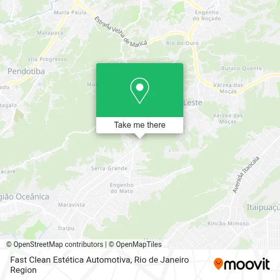 Fast Clean Estética Automotiva map