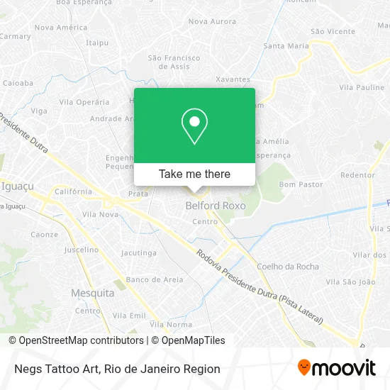 Negs Tattoo Art map