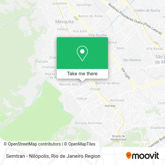 Semtran - Nilópolis map