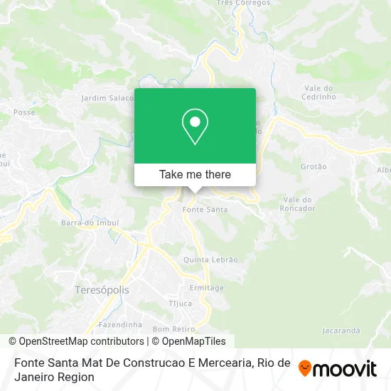 Fonte Santa Mat De Construcao E Mercearia map