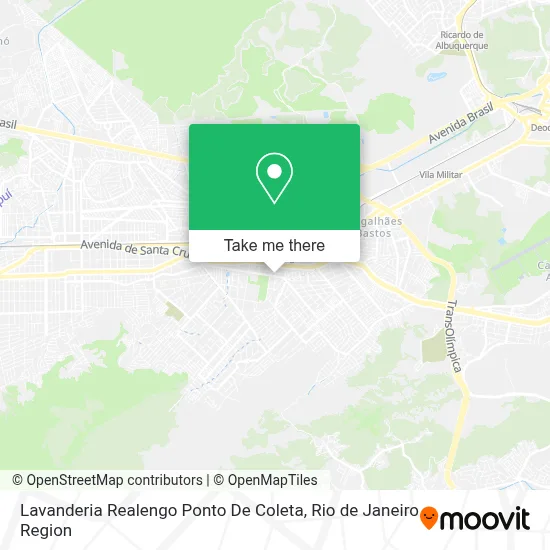 Lavanderia Realengo Ponto De Coleta map