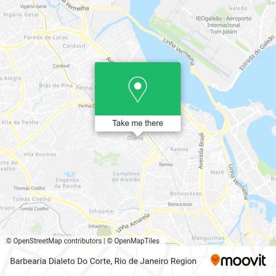 Barbearia Dialeto Do Corte map