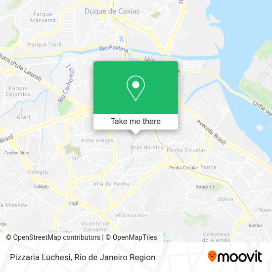 Pizzaria Luchesi map