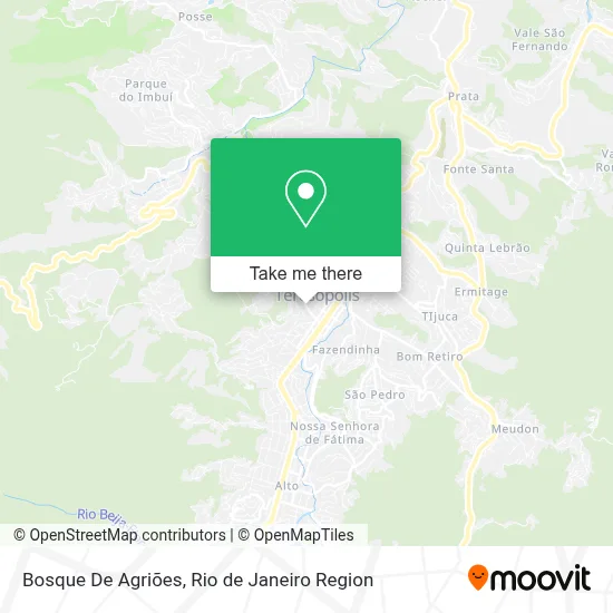 Bosque De Agriões map