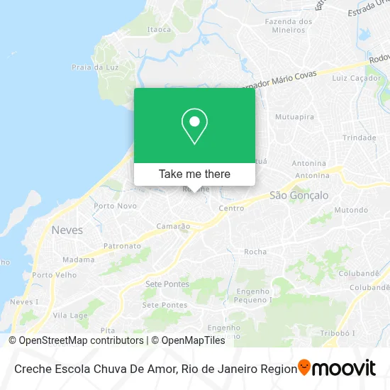 Creche Escola Chuva De Amor map