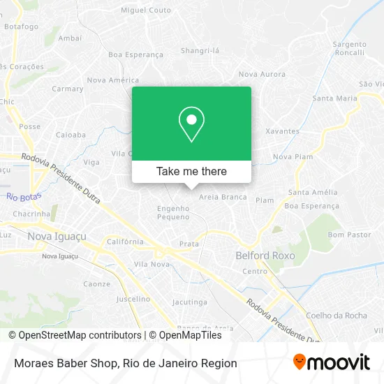 Moraes Baber Shop map