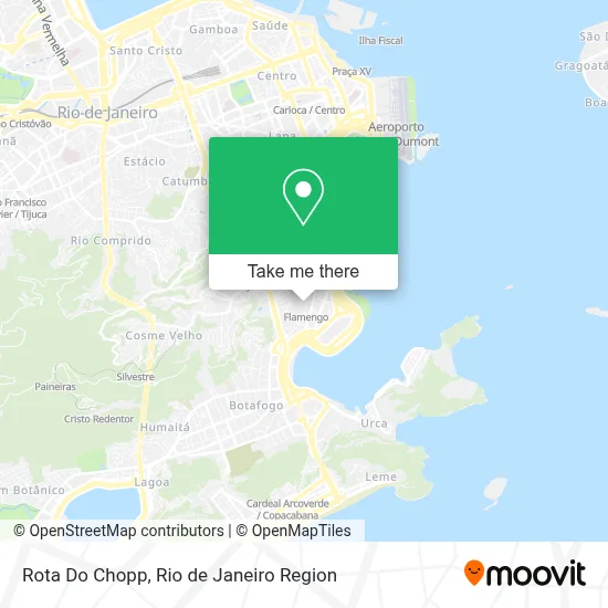 Rota Do Chopp map
