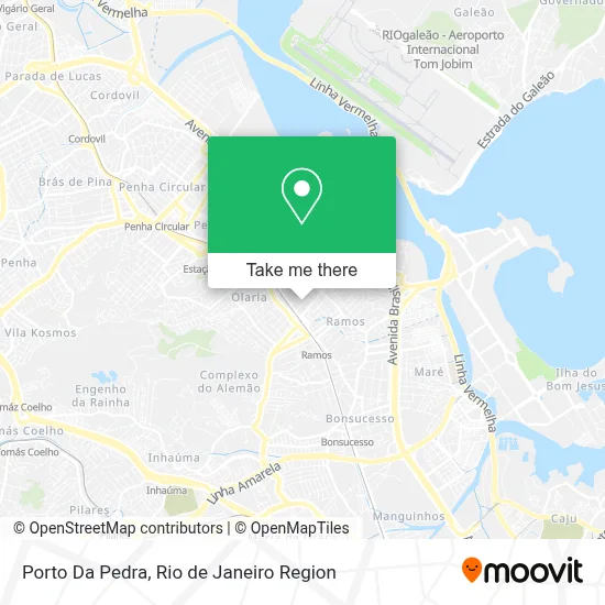 Porto Da Pedra map