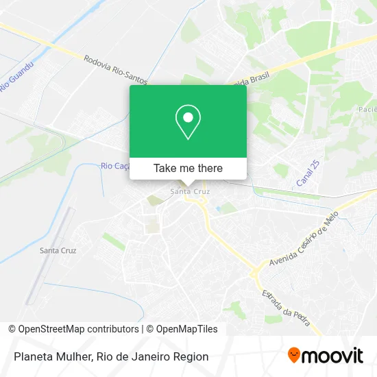 Planeta Mulher map