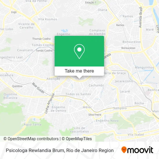 Psicologa Rewlandia Brum map