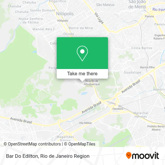 Bar Do Edilton map