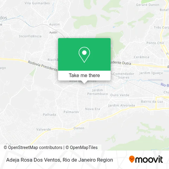 Adeja Rosa Dos Ventos map