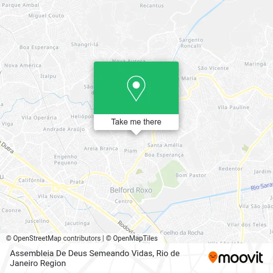 Assembleia De Deus Semeando Vidas map