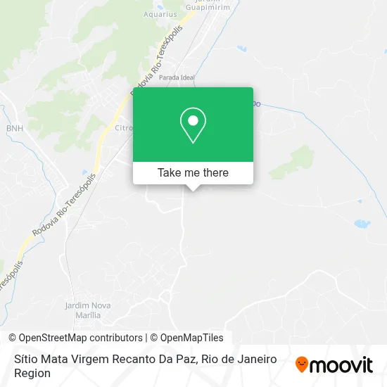 Sítio Mata Virgem Recanto Da Paz map