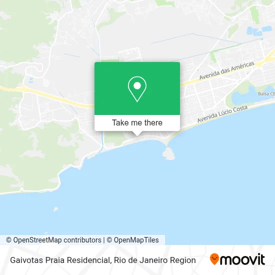 Gaivotas Praia Residencial map