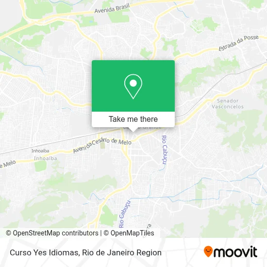 Curso Yes Idiomas map