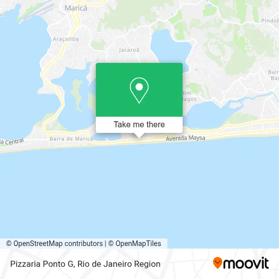 Pizzaria Ponto G map
