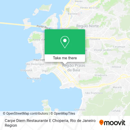 Carpe Diem Restaurante E Choperia map