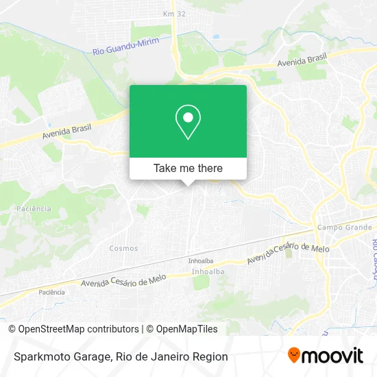Sparkmoto Garage map