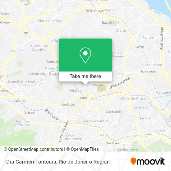 Dra Carmen Fontoura map