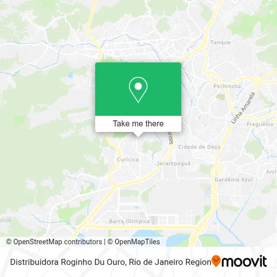 Distribuidora Roginho Du Ouro map