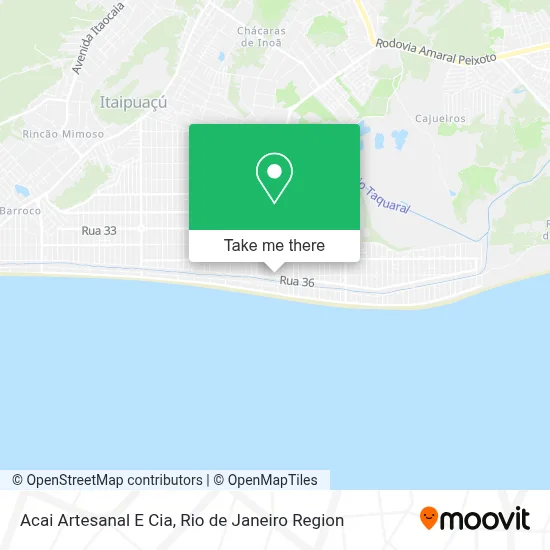 Acai Artesanal E Cia map
