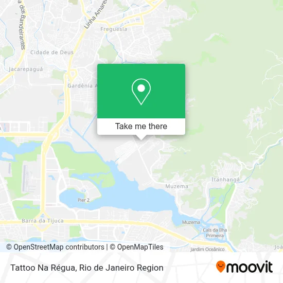 Tattoo Na Régua map