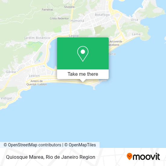 Quiosque Marea map