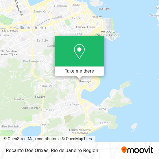 Recanto Dos Orixás map