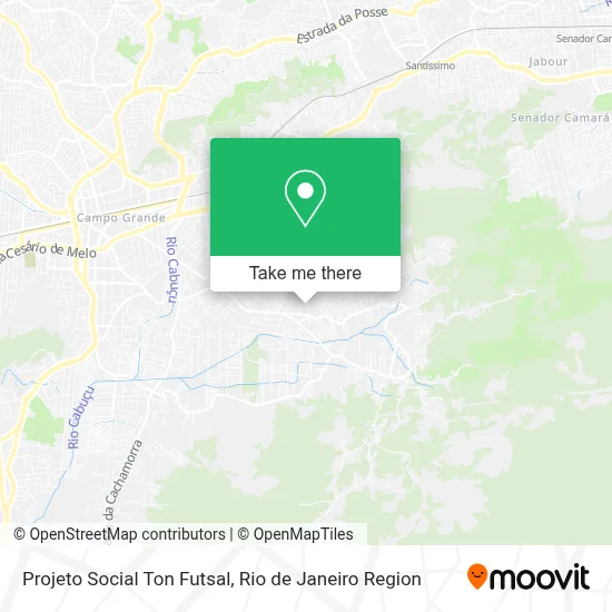 Projeto Social Ton Futsal map