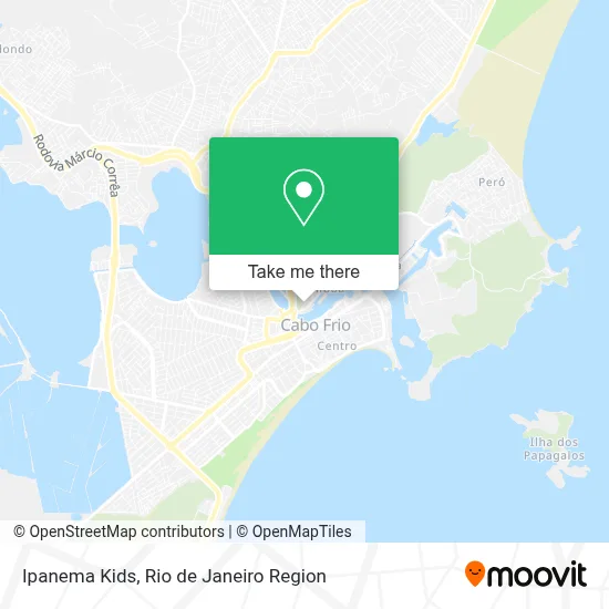Ipanema Kids map