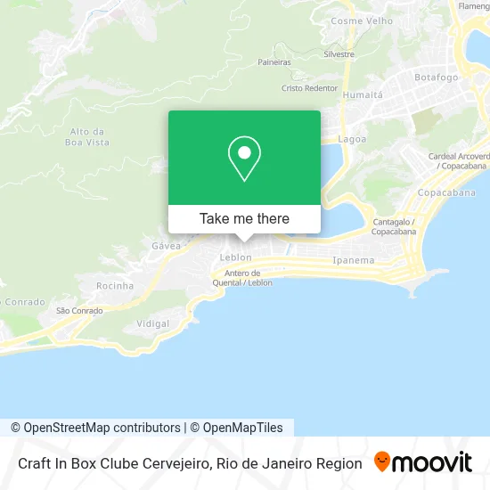 Craft In Box Clube Cervejeiro map