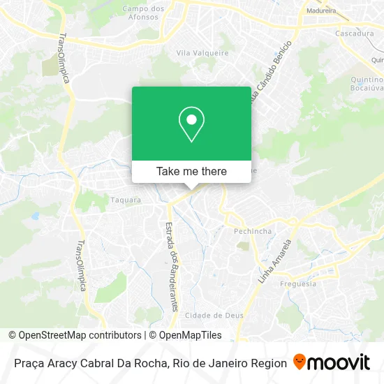 Praça Aracy Cabral Da Rocha map