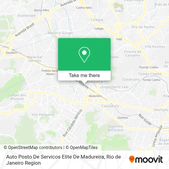 Auto Posto De Servicos Elite De Madureira map