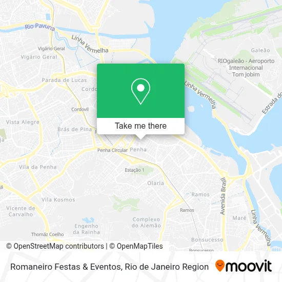 Romaneiro Festas & Eventos map