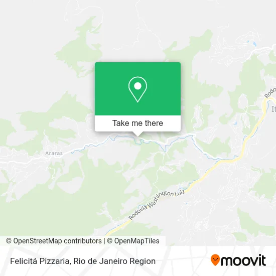 Felicitá Pizzaria map