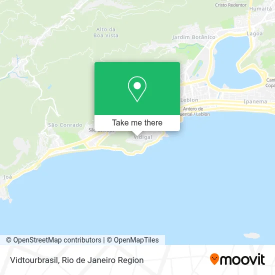 Vidtourbrasil map